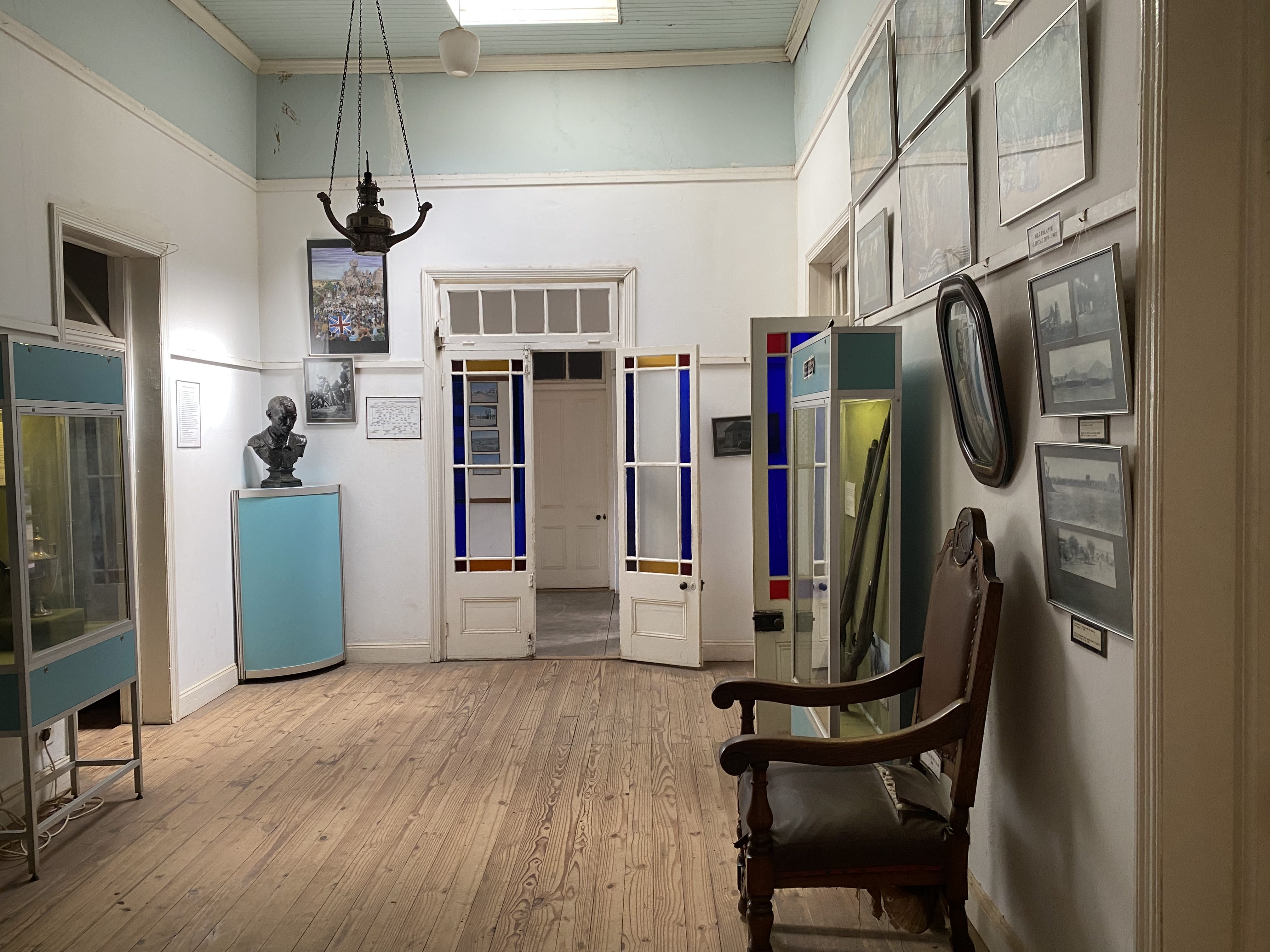 Interior view of the Khama III Memorial Museum